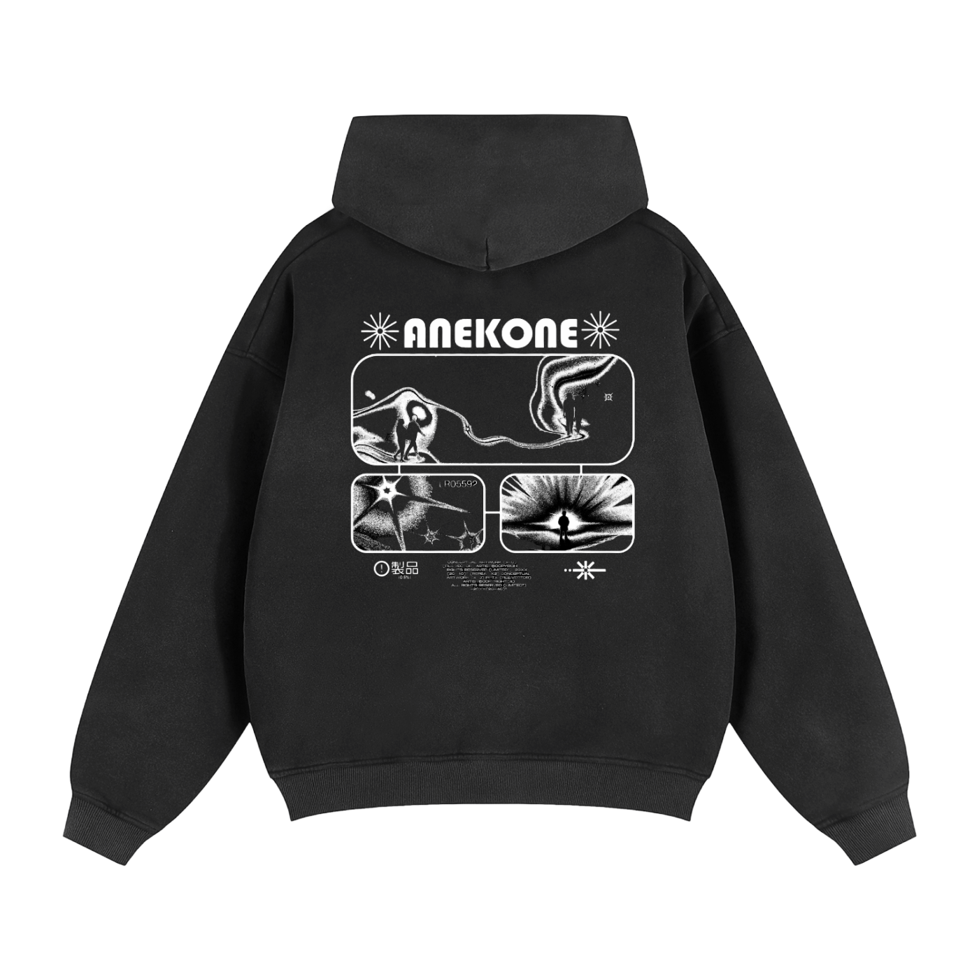Hoodie Zip Anekone "Space"