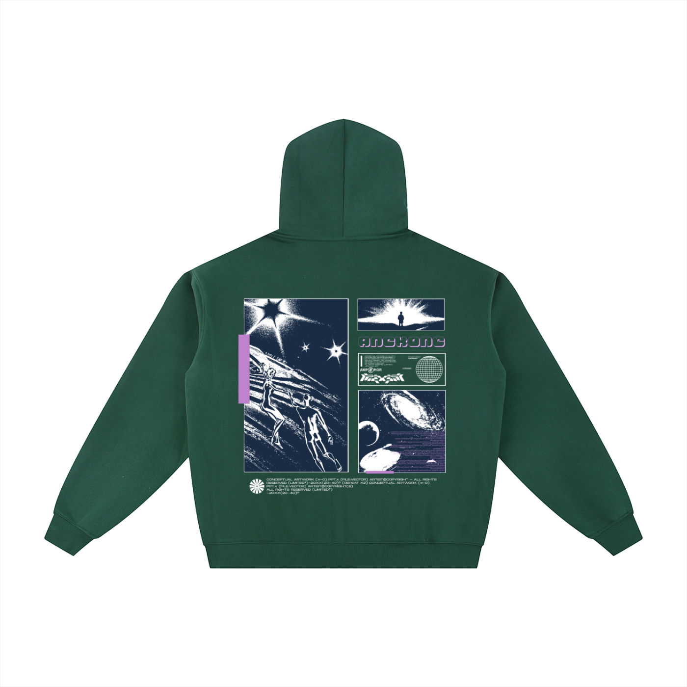 Hoodie Zip Anekone "Space"